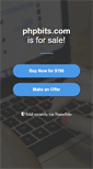 Mobile Screenshot of phpbits.com